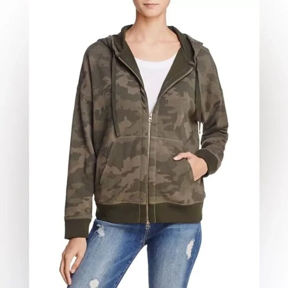 ATM Anthony Thomas Melillo Camo Zip-Up Hoodie Large - Picture 9 of 15